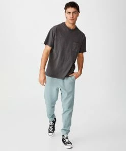 Cotton On Trippy Slim Trackies Mineral Blue -Men's Pants Online Shop http3A2F2Fstatic.theiconic.com .au2Fp2Fcotton on 9696 2186631 4