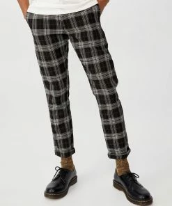 Cotton On Skinny Stretch Chinos Black Check