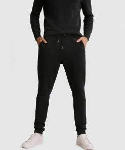 Country Road Australian Cotton Sweat Pant Black