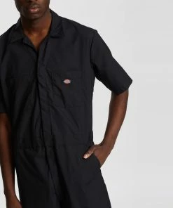 Dickies 33999 Short Sleeve Coveralls Black -Men's Pants Online Shop http3A2F2Fstatic.theiconic.com .au2Fp2Fdickies 3533 813998 4
