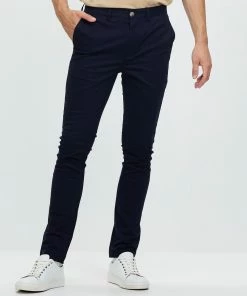 Double Oak Mills Tailored Chinos Navy