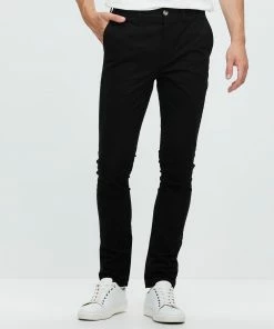 Double Oak Mills Tailored Chinos Black