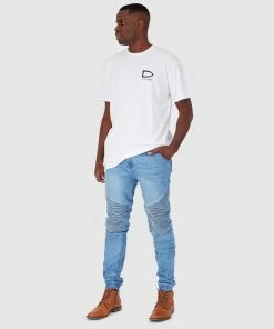 Doubs Clothing Jogger Jeans Blue Wash -Men's Pants Online Shop http3A2F2Fstatic.theiconic.com .au2Fp2Fdoubs clothing 0304 2276901 3