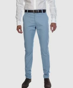 Doubs Clothing Ayce Chinos Diesel Blue