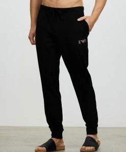 Emporio Armani EA7 Knit Trousers Nero