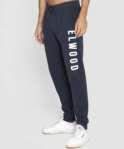 Elwood Mens Huff N Puff Track Pants Dark Navy