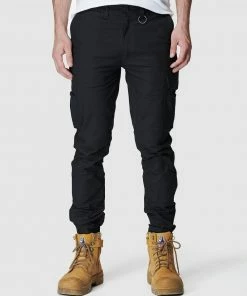 Elwood Workwear Mens Slim Pant Black
