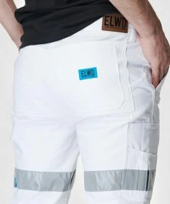Elwood Workwear Mens Reflective Cuffed Pant White -Men's Pants Online Shop http3A2F2Fstatic.theiconic.com .au2Fp2Felwood workwear 6233 7284921 4