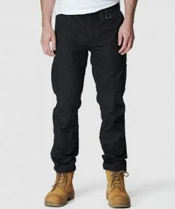 Elwood Workwear Mens Elastic Pant Black