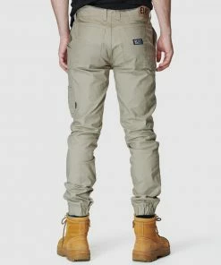 Elwood Workwear Mens Cuffed Pant Stone -Men's Pants Online Shop http3A2F2Fstatic.theiconic.com .au2Fp2Felwood workwear 9449 5284921 3