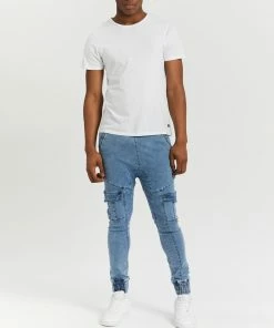 Everloom Robbie Cargo Denim Joggers Vintage Blue -Men's Pants Online Shop http3A2F2Fstatic.theiconic.com .au2Fp2Feverloom 6264 9373131 5
