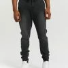 Everloom Zayne Denim Joggers Washed Black