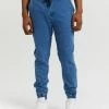 Everloom Zayne Denim Joggers Bold Blue
