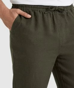 French Connection Linen Pull On Pants MOSS -Men's Pants Online Shop http3A2F2Fstatic.theiconic.com .au2Fp2Ffrench connection 0092 1922241 4