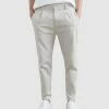 French Connection Twill Carrot Fit Pants DOVE GREY