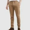 French Connection Slim Fit Chino Pants TOBACCO