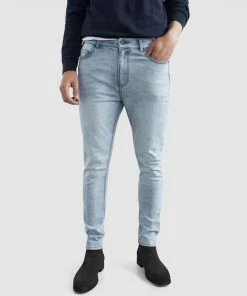 French Connection Slim Tapered Jeans STONE BLUE