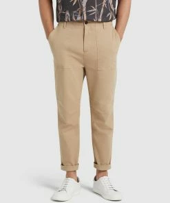 French Connection Canvas Utility Pants SAND