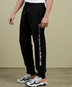 Helmut Lang Impress Sweatpants Basalt Black