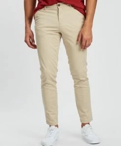 Jack & Jones Marco Bowie SA Slim Fit Chinos White Pepper