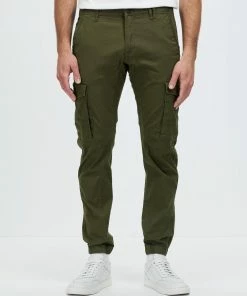 Jack & Jones Paul Flake AKM 542 Cargo Pants Olive Night
