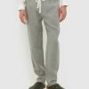 Jag Linen Pull-On Pants Green Smoke