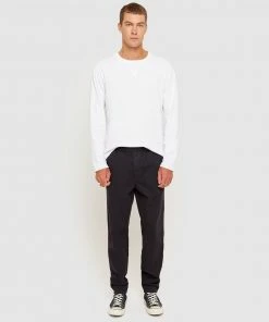 Jag Pull-On Twill Jogger Pants Washed Black