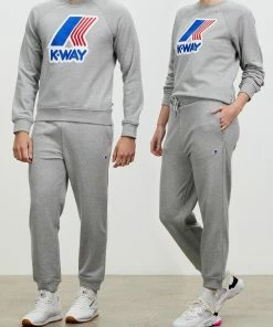 K-Way Andre Joggers - Unisex Light Grey