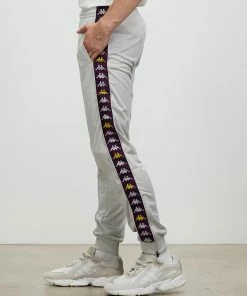 Kappa Banda Deky Pants Grey, Violet Bloom & Yellow