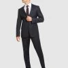 Kelly Country PGH Pure Wool Slim Fit Self Check Suit Blue