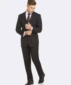 Kelly Country Tussoni Tailored Essential Black Suit