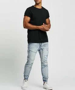 Kiss Chacey Spartan Denim Joggers Worn'N'Torn -Men's Pants Online Shop http3A2F2Fstatic.theiconic.com .au2Fp2Fkiss chacey 2113 0706321 5
