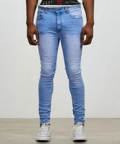 Kiss Chacey K1 Super Skinny Fit Jeans Crystal Blue