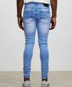 Kiss Chacey K1 Super Skinny Fit Jeans Crystal Blue -Men's Pants Online Shop http3A2F2Fstatic.theiconic.com .au2Fp2Fkiss chacey 3081 9534051 3