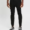 Kiss Chacey Hydra Denim Joggers Jet Black