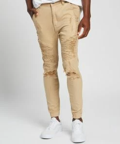 Kiss Chacey Zeppelin Pants Overdyed Tan