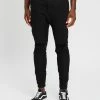 Kiss Chacey Spartan Denim Joggers Jet Black