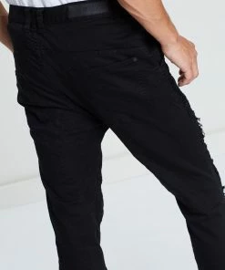 Kiss Chacey Zeppelin Pants Destroyed Solid Black -Men's Pants Online Shop http3A2F2Fstatic.theiconic.com .au2Fp2Fkiss chacey 5313 037318 4