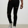 Kiss Chacey K1 Super Skinny Fit Jeans Washed Black