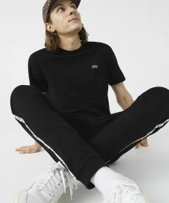 Lacoste Tape Fleece Track Pants Black, Black & Black -Men's Pants Online Shop http3A2F2Fstatic.theiconic.com .au2Fp2Flacoste 9436 2017031 4