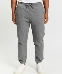 Lyle and Scott Slim Sweat Pants Mid Grey Marl