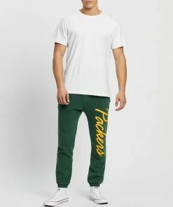 Majestic NFL Script Baggy Track Pants Green Bay Packers Bottle Green -Men's Pants Online Shop http3A2F2Fstatic.theiconic.com .au2Fp2Fmajestic 0400 3517911 5