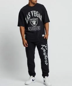 Majestic NFL Script Baggy Track Pants Faded Black -Men's Pants Online Shop http3A2F2Fstatic.theiconic.com .au2Fp2Fmajestic 4441 4517911 5