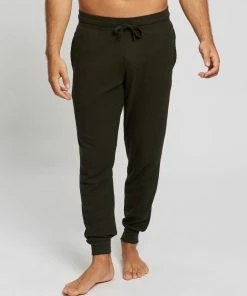 Marks & Spencer Waffle Joggers Khaki
