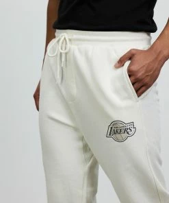 Mitchell & Ness Tonal Bleach Logo Tracks Lakers White -Men's Pants Online Shop http3A2F2Fstatic.theiconic.com .au2Fp2Fmitchell ness 3791 2479131 4