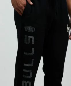 Mitchell & Ness Tonal Bleach Logo Tracks Bulls Black -Men's Pants Online Shop http3A2F2Fstatic.theiconic.com .au2Fp2Fmitchell ness 3860 1479131 4