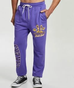 Mitchell & Ness Lakers Champs Trophy Track Pants Purple