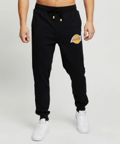 Mitchell & Ness Hometown Fleece Joggers LA Lakers Black