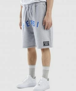 Nana Judy x Pepsi Fleece Track Shorts Grey Marl