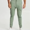 Nena & Pasadena Sabre Cargo Joggers Khaki
